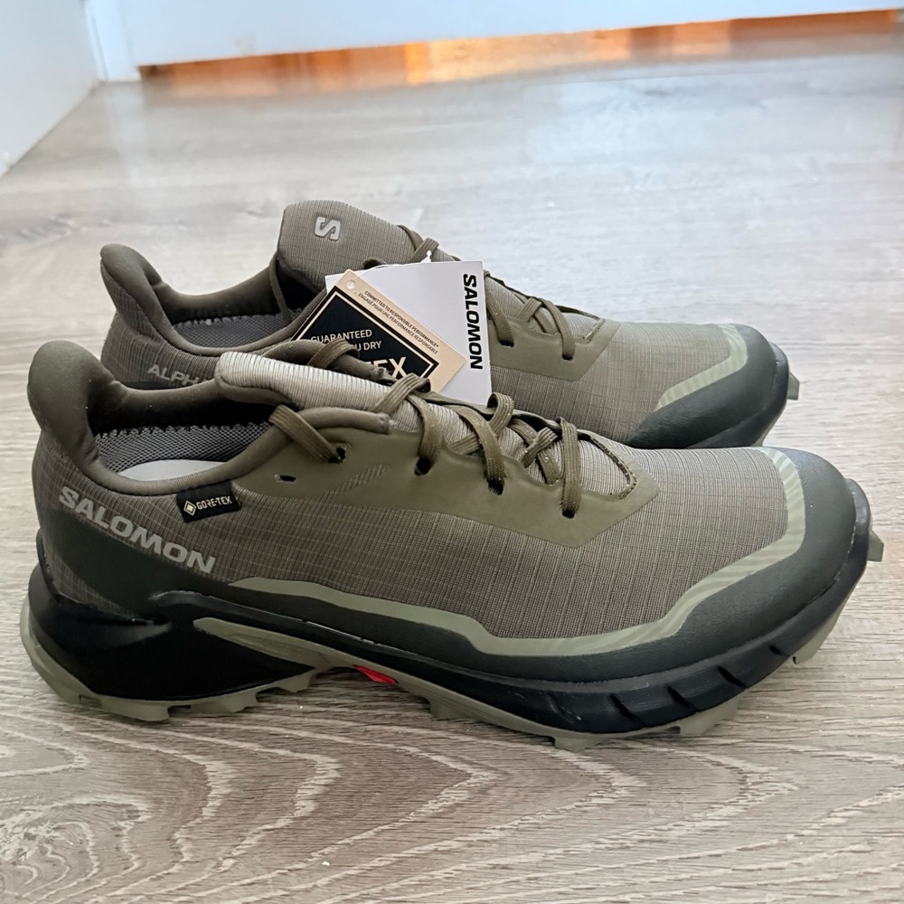 Salomon Alphacross 5 GORE-TEX Olive Size 9.5